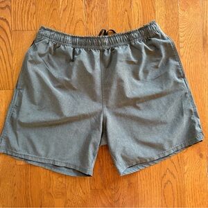 Rogue Fitness Black Ops 2.0 Charcoal Heather Athletic 6.5” Shorts 4 Way Stretch